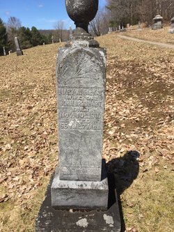 Photo of headstones/Mary a McKay d1910 hdstn St Andrews Cem, Huntsville ON